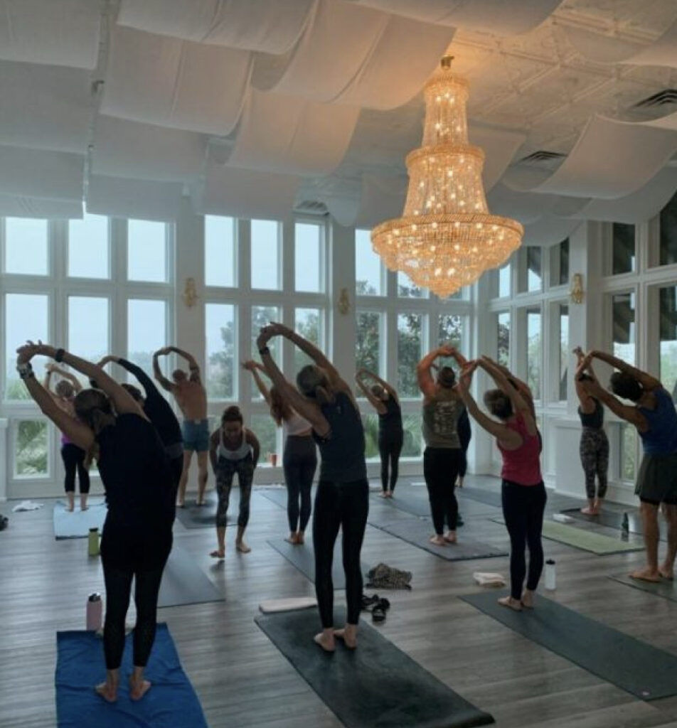 Yoga and 30A, a perfect combination you can do at your Oversee Vacation Home.
